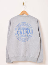 【2色展開】 プリント スウェットシャツ「CALMA」