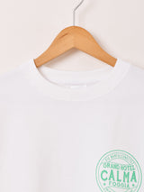 【2色展開】 プリント スウェットシャツ「CALMA」