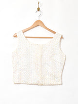 スパンコール ノースリーブ トップス