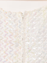 スパンコール ノースリーブ トップス