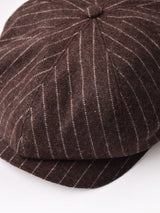 【2色展開】ピンストライプ柄 キャスケット