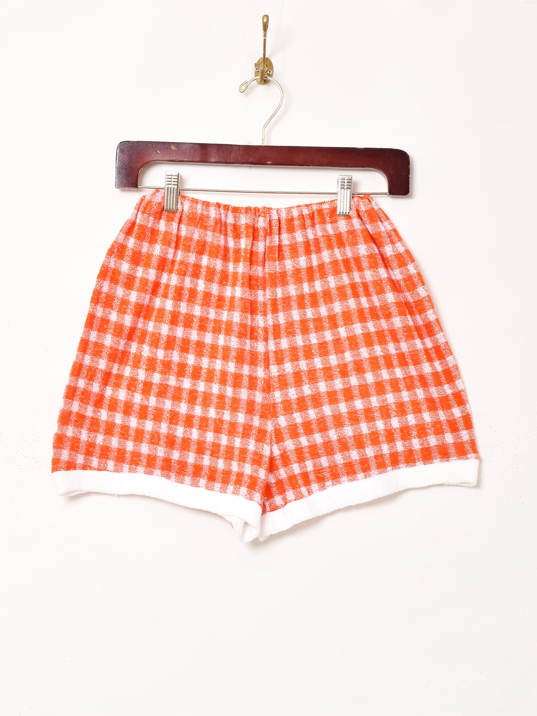 ギンガムチェック パイル地 ショートパンツ – 古着屋Top of the