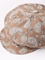 ペイズリー柄 キャスケット