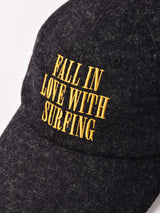 刺繍入り キャップ 「LOVE WITH SURFING」