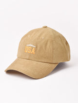 【2色展開】刺繍入り キャップ「USA」