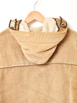 フード付き コーデュロイ ダッフルコート