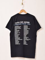1992's FAITH NO MORE "EUROPEAN TOUR" Print T-shirt