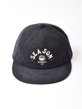 【2色展開】刺繍入り コットンキャップ 「SEASON」