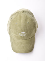 【3色展開】刺繍入り コーデュロイキャップ 「mine」