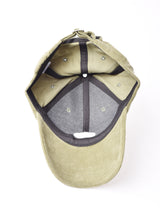 【3色展開】刺繍入り コーデュロイキャップ 「mine」