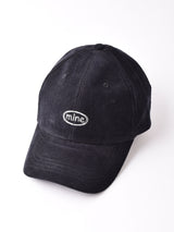 【3色展開】刺繍入り コーデュロイキャップ 「mine」