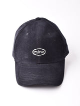 【3色展開】刺繍入り コーデュロイキャップ 「mine」