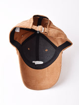 【3色展開】刺繍入り コーデュロイキャップ 「mine」