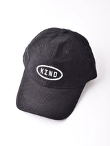 【2色展開】刺繍入り コーデュロイキャップ 「KIND」