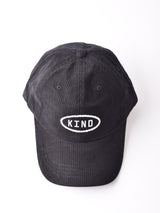 【2色展開】刺繍入り コーデュロイキャップ 「KIND」