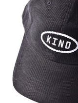 【2色展開】刺繍入り コーデュロイキャップ 「KIND」