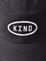 【2色展開】刺繍入り コーデュロイキャップ 「KIND」