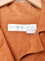 LizClaibone ベルト付き コーデュロイ 長袖ワンピース