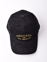 【2色展開】刺繍入り コーデュロイキャップ 「CALIFORNIA」