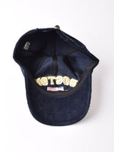 【2色展開】刺繍入り コーデュロイキャップ 「BOSTON」