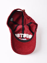 【2色展開】刺繍入り コーデュロイキャップ 「BOSTON」