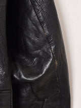 ノーカラー レザージャケット