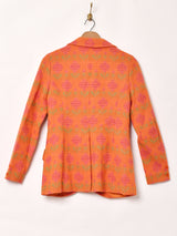 花柄 ジャケット パンツ W28 セットアップ