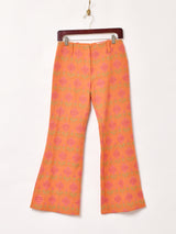 花柄 ジャケット パンツ W28 セットアップ