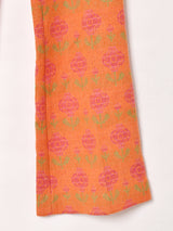 花柄 ジャケット パンツ W28 セットアップ