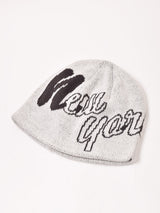 ロゴ ニットキャップ「New york」