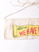 プリント ワークエプロン 「WE HAVE IT」