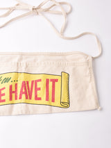 プリント ワークエプロン 「WE HAVE IT」