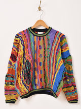 90's "COOGI" 3D Cotton Knit Sweater