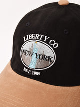 【2色展開】刺繍入り キャップ「NEW YORK」
