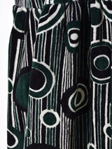 Emerald Motel 総柄 ノースリーブ ベロアドレス