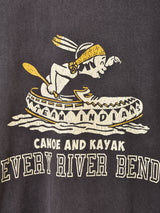 【2色展開】Backers プリント ロングスリーブTシャツ「CANOE」
