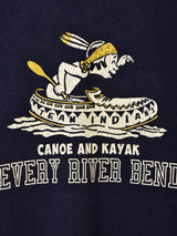 【2色展開】Backers プリント ロングスリーブTシャツ「CANOE」
