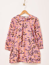 総柄 ドルマンスリーブ トップス