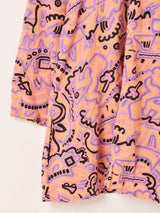 総柄 ドルマンスリーブ トップス