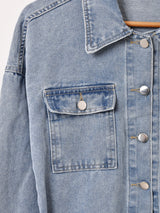 Elcamino ベルト付き カバーオール デニムジャケット