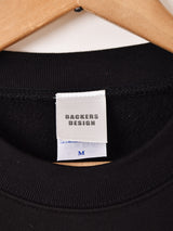 【2色展開】Backers プリントスウェットシャツ「Black Sheep」