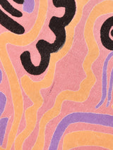 総柄 ドルマンスリーブ トップス