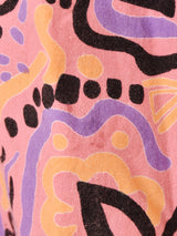 総柄 ドルマンスリーブ トップス