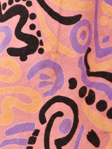 総柄 ドルマンスリーブ トップス