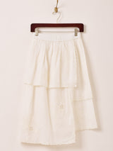 【2色展開】Emerald Motel 刺繍 ランダムデザイン スカート