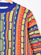 【3色展開】Backers レディース 総柄 3Dニット セーター