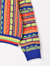 【3色展開】Backers レディース 総柄 3Dニット セーター