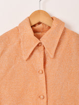 ラメ 長袖シャツ