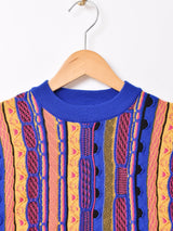 【3色展開】Backers レディース 総柄 3Dニット セーター