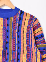 【3色展開】Backers レディース 総柄 3Dニット セーター